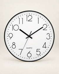 Horloge Murale 20 cm Chiffres en Relief Silencieuse