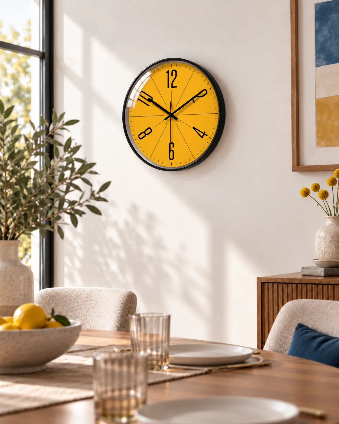 Horloge Murale Analogique Classique Silencieuse — 2 Tailles