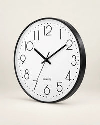 Horloge Murale 20 cm Chiffres en Relief Silencieuse