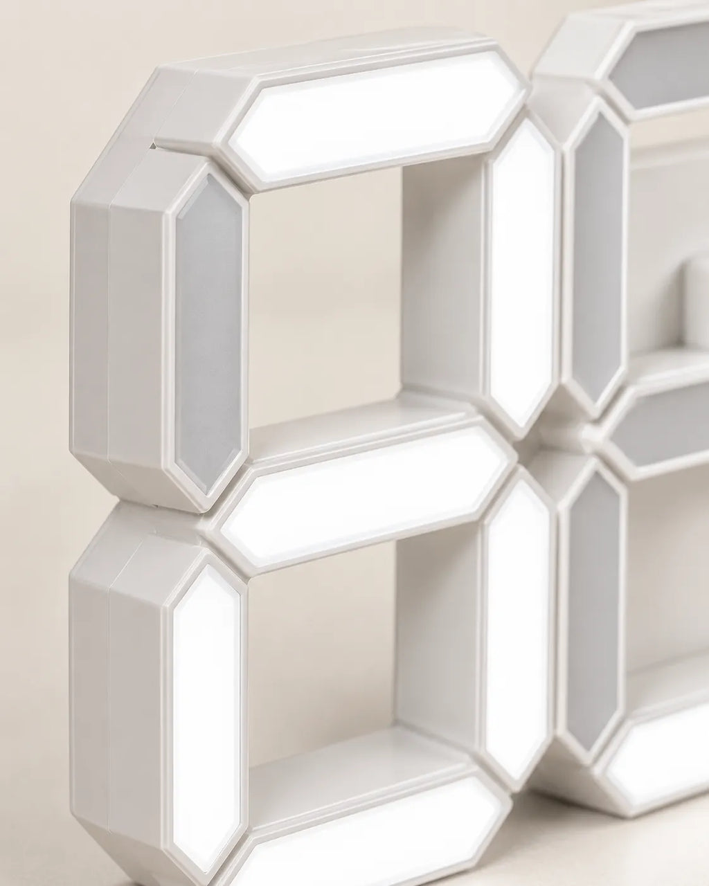 Horloge Murale Numérique LED 3D avec Minuteur et Luminosité Réglable