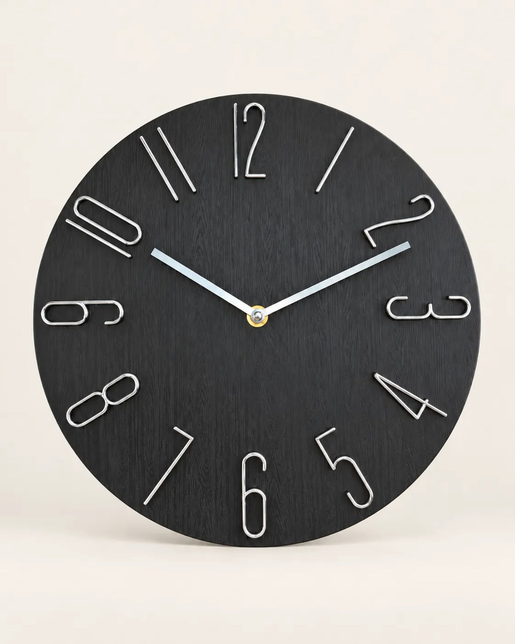Horloge Murale Scandinave 30 cm Sans Trotteuse Silencieuse