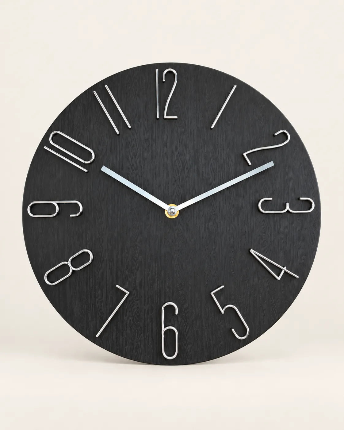 Horloge Murale Scandinave 30 cm Sans Trotteuse Silencieuse