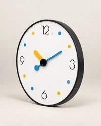 Horloge Murale Multicolore Ronde Silencieuse — 3 Tailles