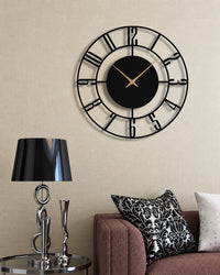 Horloge Murale Ronde Chiffres Arabes Silencieuse