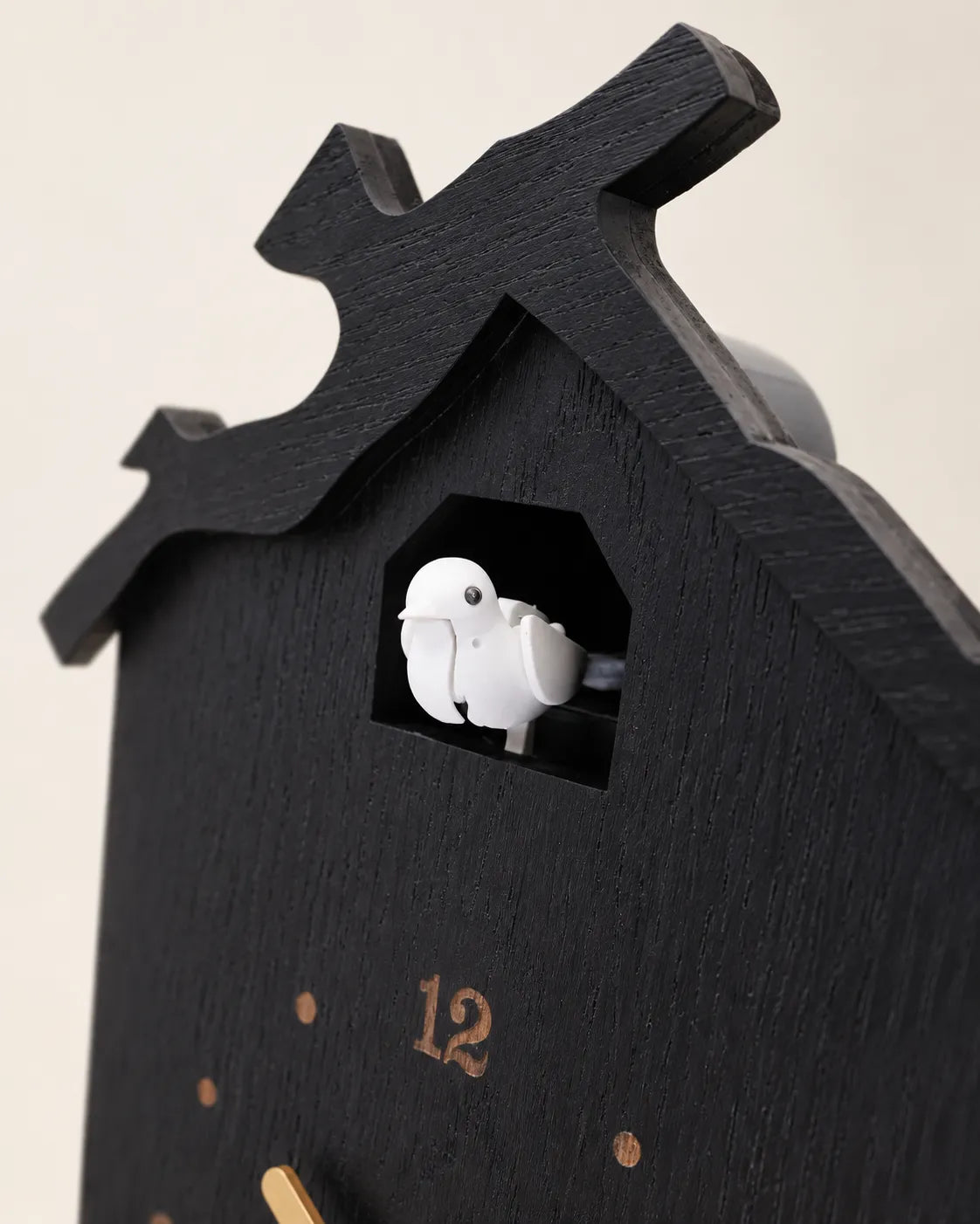 Horloge Coucou Bois Maison avec Oiseau Animé et Balancier