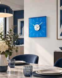 Horloge Murale Acrylique Transparente Carrée 30 cm Silencieuse