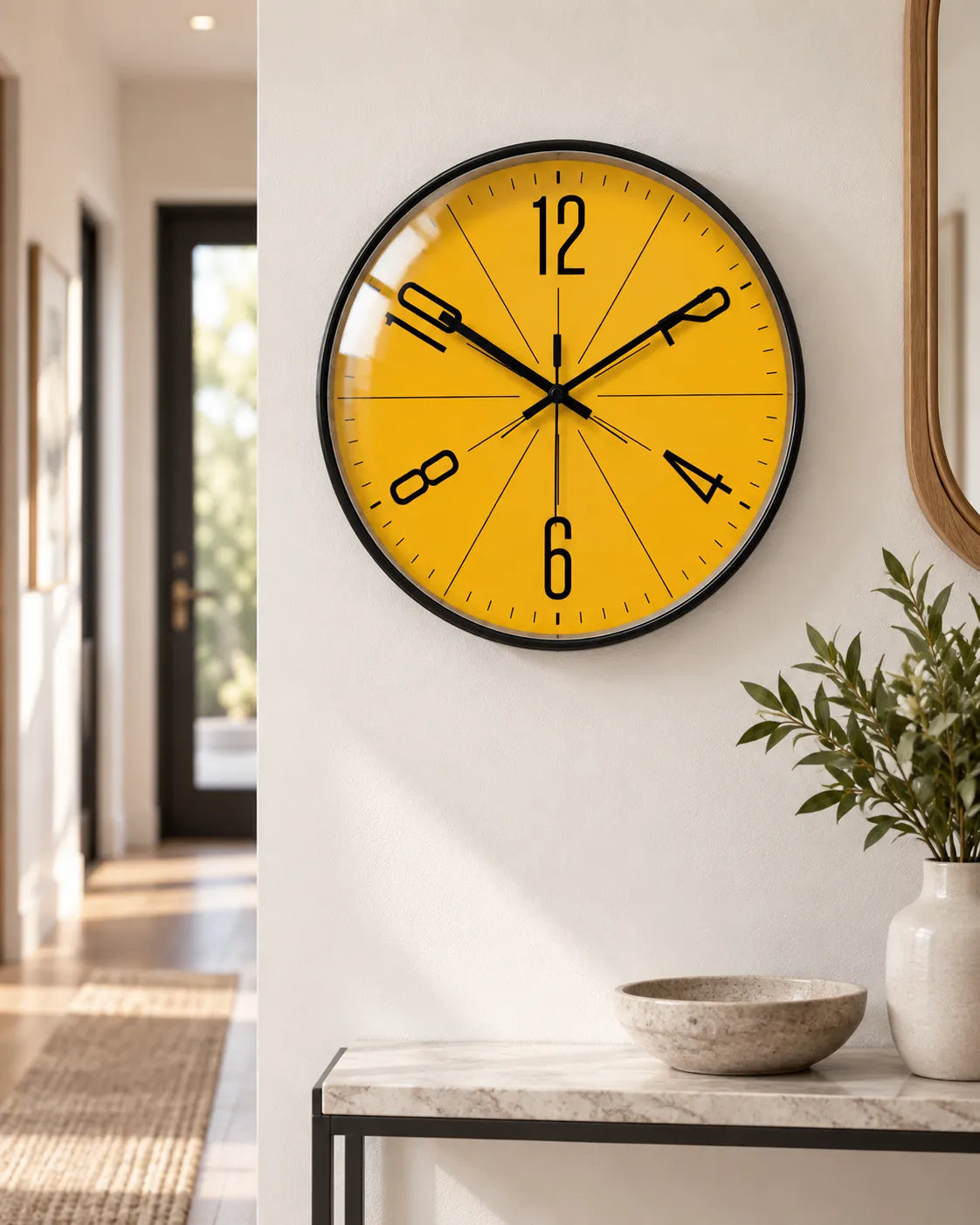 Horloge Murale Analogique Classique Silencieuse — 2 Tailles