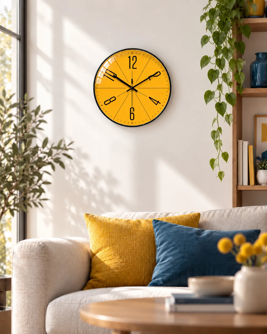Horloge Murale Analogique Classique Silencieuse — 2 Tailles