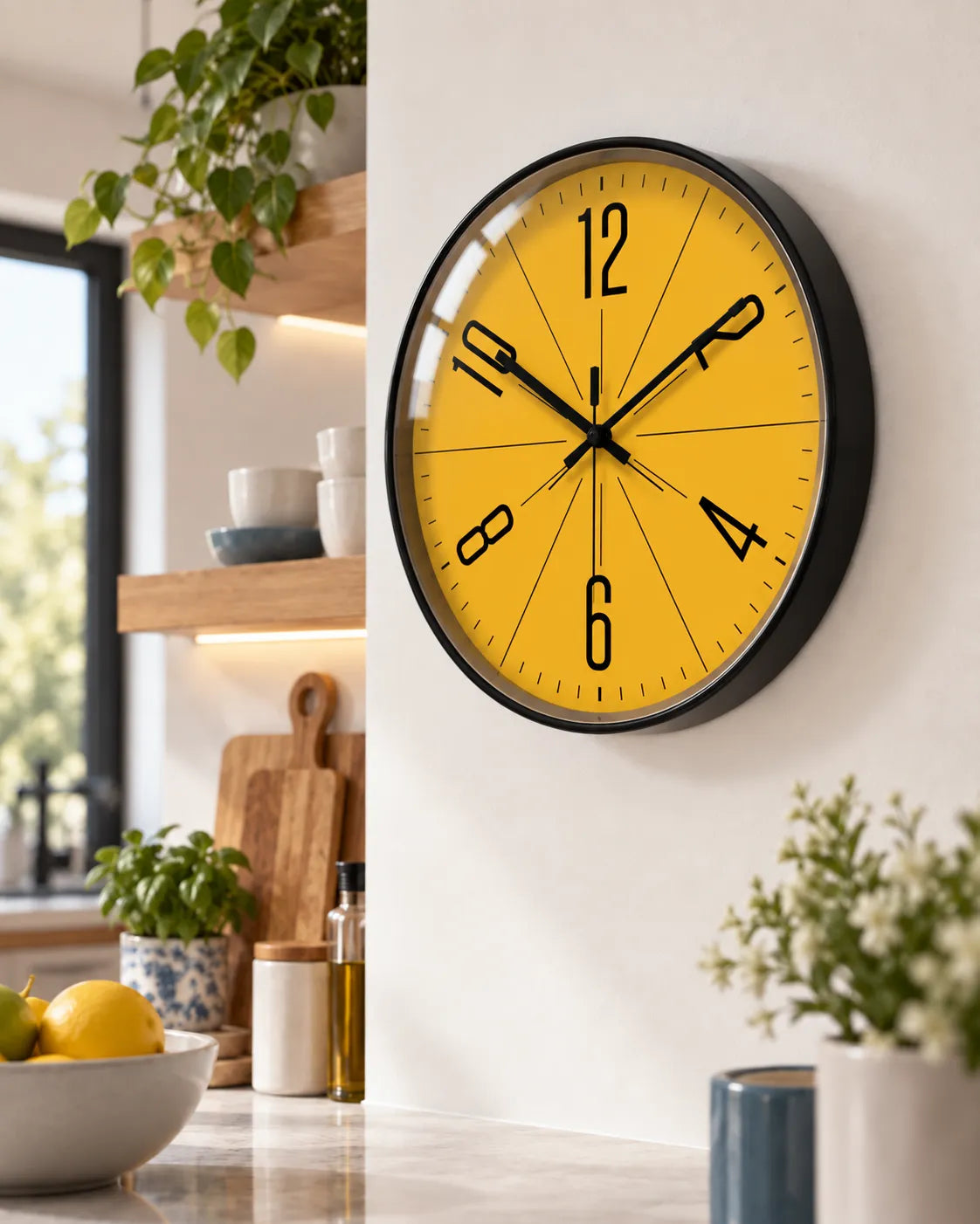 Horloge Murale Analogique Classique Silencieuse — 2 Tailles