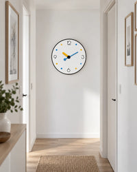 Horloge Murale Multicolore Ronde Silencieuse — 3 Tailles