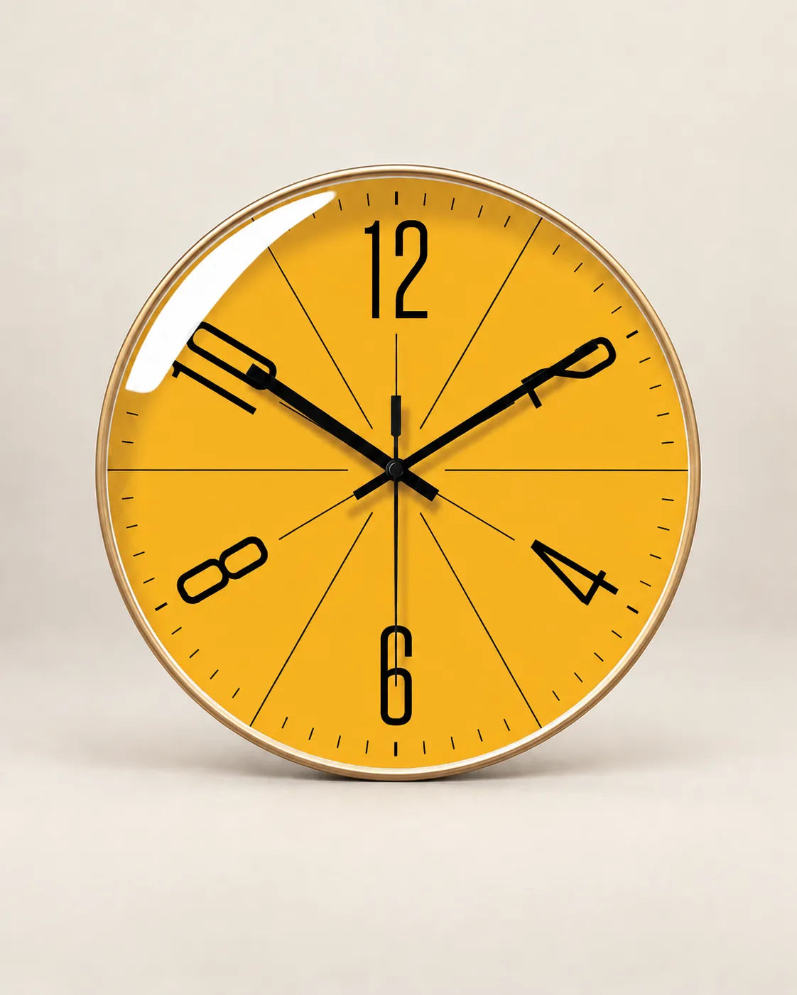 Horloge Murale Analogique Classique Silencieuse — 2 Tailles