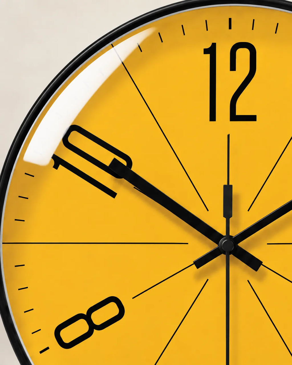Horloge Murale Analogique Classique Silencieuse — 2 Tailles