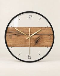 Horloge Murale Acrylique Ronde 30 cm Effet Texturé Silencieuse