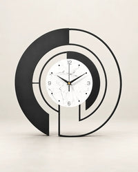 Horloge Murale Forme Irrégulière Moderne — Noir ou Doré