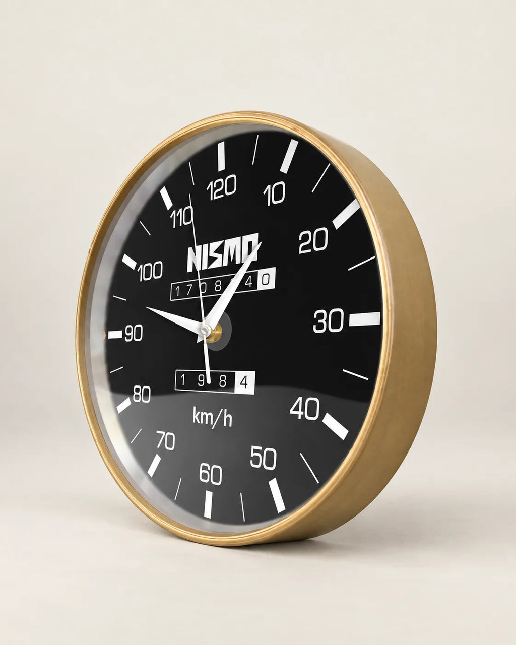 Horloge Murale Compteur de Voiture Acrylique 30 cm Silencieuse
