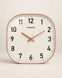 Horloge Murale Carrée à Quartz Silencieuse — 3 Tailles