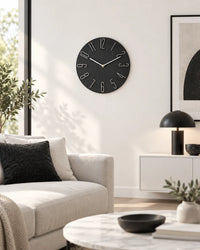 Horloge Murale Scandinave 30 cm Sans Trotteuse Silencieuse