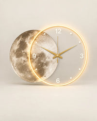 Horloge Murale LED Acrylique Silencieuse avec Télécommande — 3 Tailles