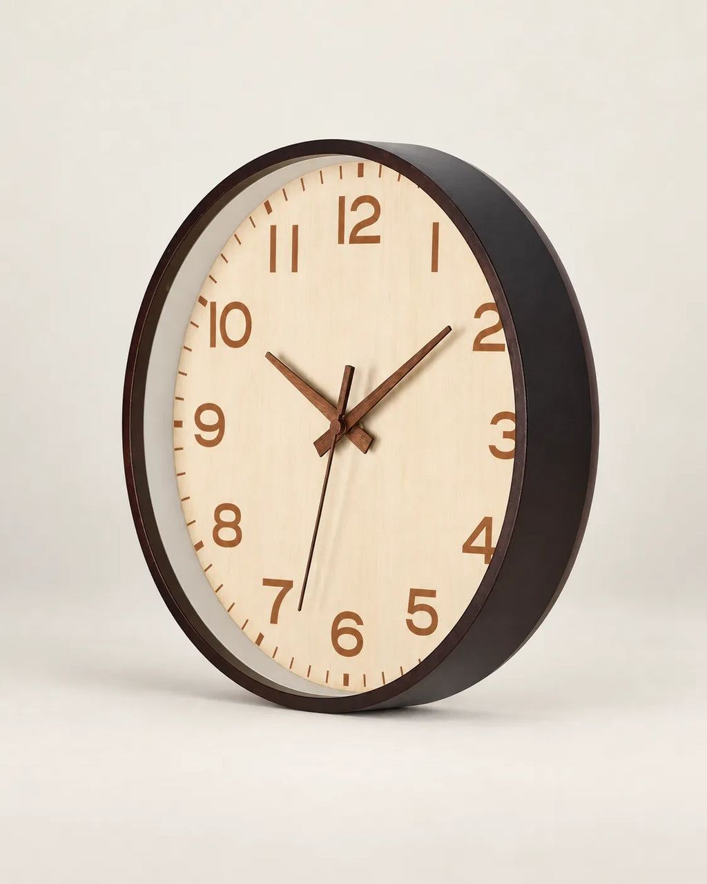 Horloge Murale Bois Style Japonais Silencieuse — 3 Tailles