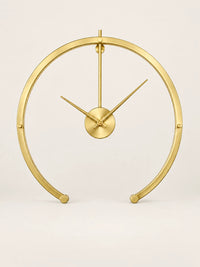 Horloge Murale Métal Demi-Cercle 50 cm Style Scandinave