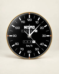 Horloge Murale Compteur de Voiture Acrylique 30 cm Silencieuse
