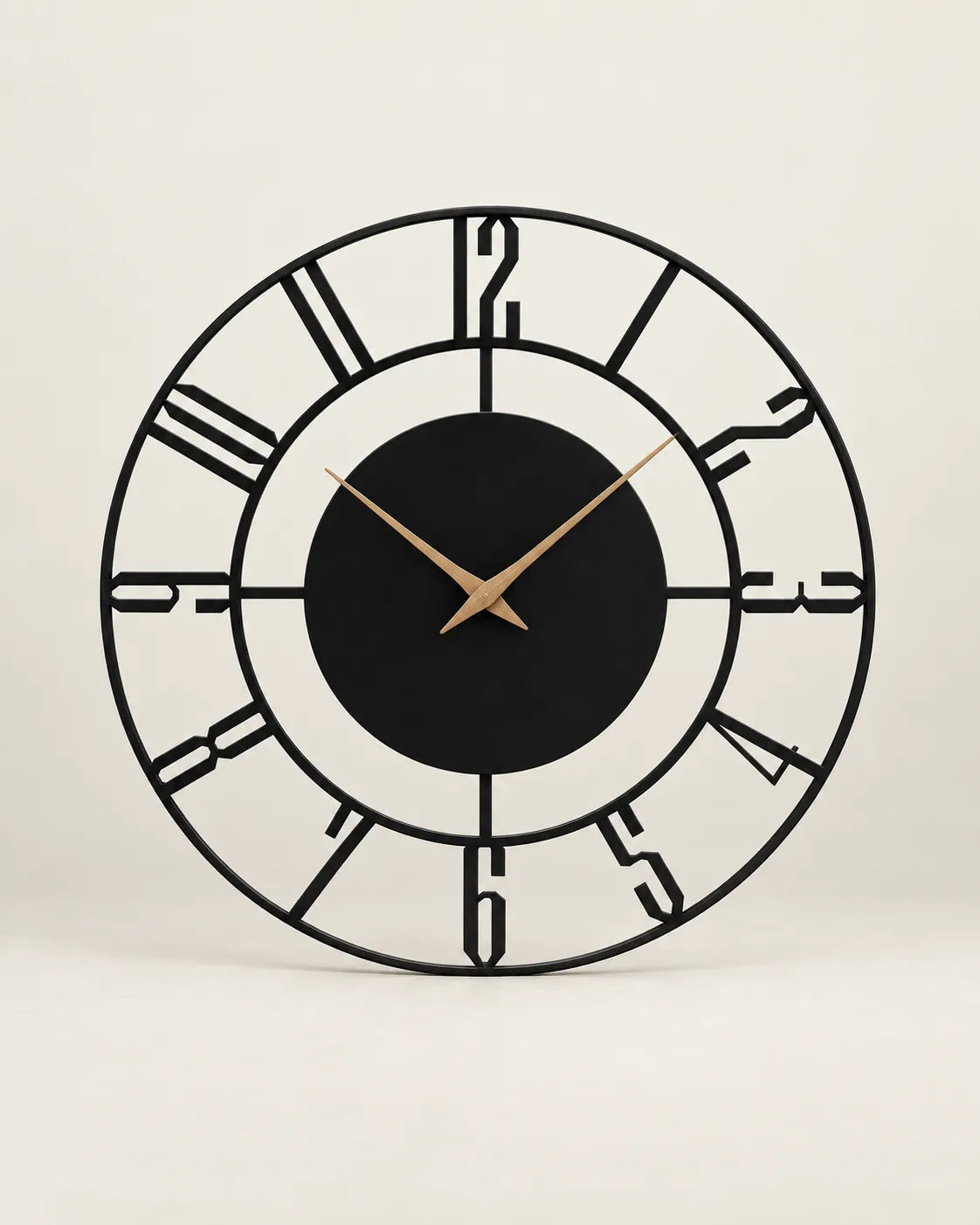 Horloge Murale Ronde Chiffres Arabes Silencieuse