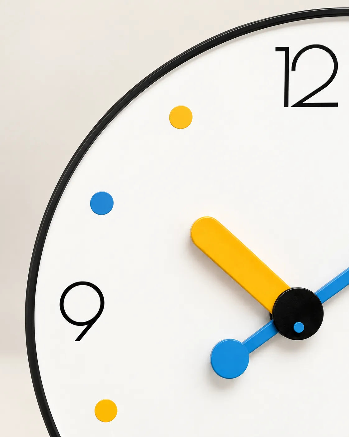 Horloge Murale Multicolore Ronde Silencieuse — 3 Tailles