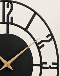 Horloge Murale Ronde Chiffres Arabes Silencieuse