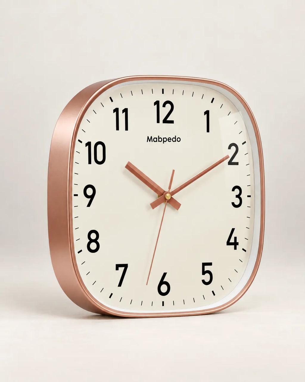Horloge Murale Carrée à Quartz Silencieuse — 3 Tailles