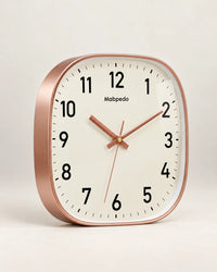 Horloge Murale Carrée à Quartz Silencieuse — 3 Tailles