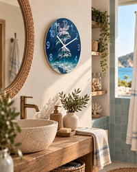 Horloge Murale Bois Dauphin Silencieuse — 6 Tailles