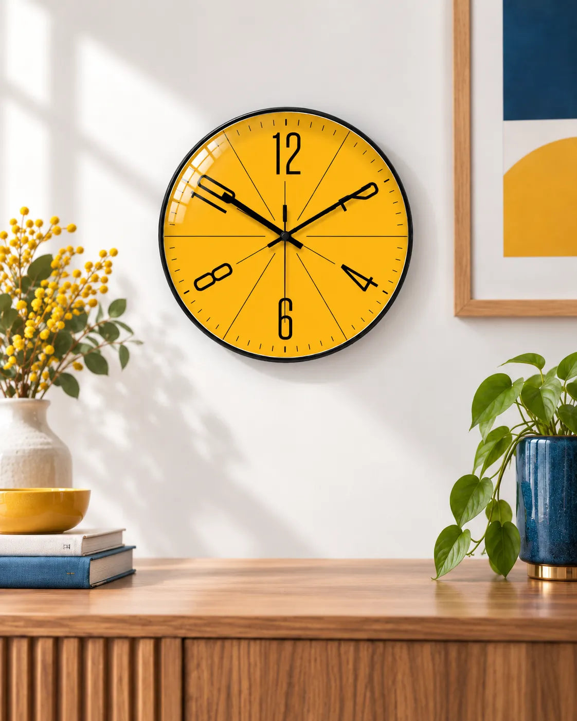Horloge Murale Analogique Classique Silencieuse — 2 Tailles